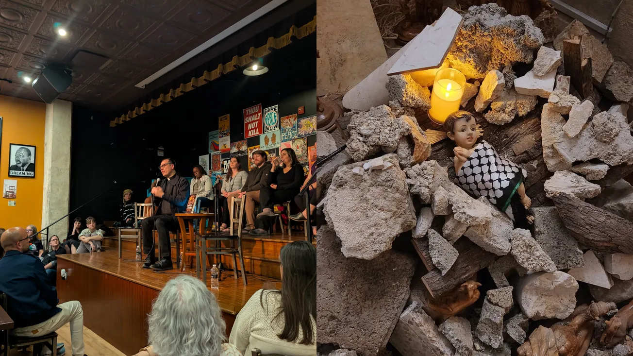 Palestinian 'Christ in the Rubble' pastor launches book with Cori Bush, Rep. Rashida Tlaib in Washington